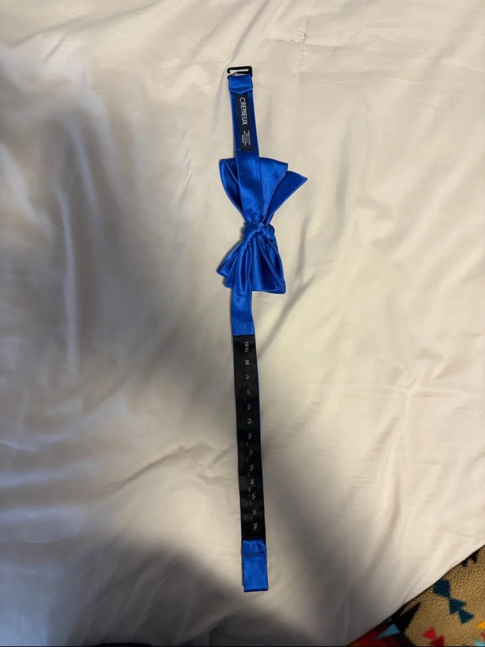 Classic Satin Bow Tie in Royal Blue
